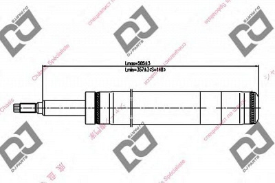 DJ PARTS ds1388gc -  Амортизатор